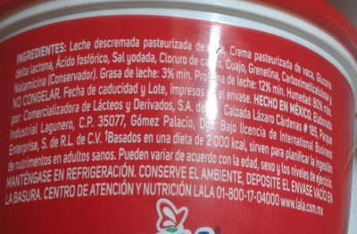 queso cottage 350 gr, lala, pz 