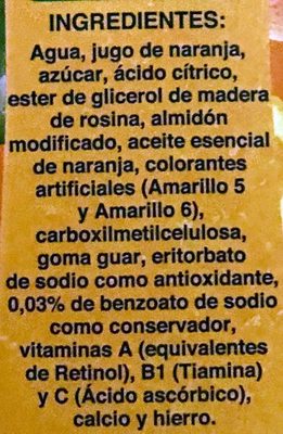 Jugo de naranja, boing, 1 litro, pieza