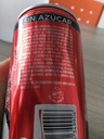 Cocacola sin azúcar 235 mililitros, pieza