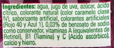 jugo uva, Boing 125 ml