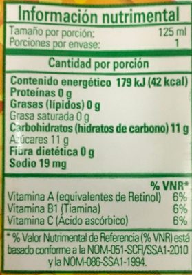 Jugo mango, Boing 125ml