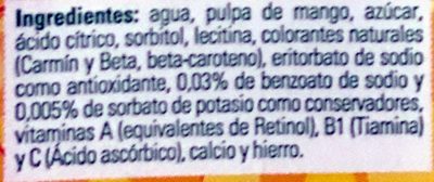 jugo sabor mango, Boing 250g