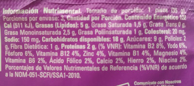 Submarinos de fresa de 105 gramos, marinela, pieza