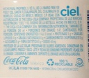 Agua natural de 355 ml, ciel, pieza