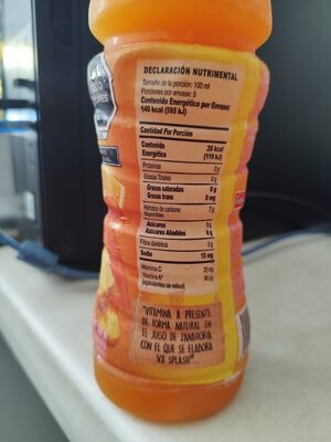 Jugo de orange carrot V8, Splash, pieza