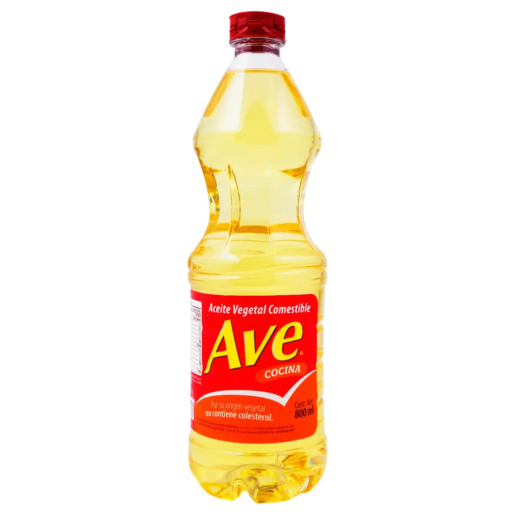[4] Aceite vegetal 800 ml, ave, pieza