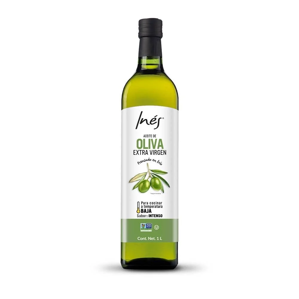 Aceite de oliva 100% puro, Inés, litro
