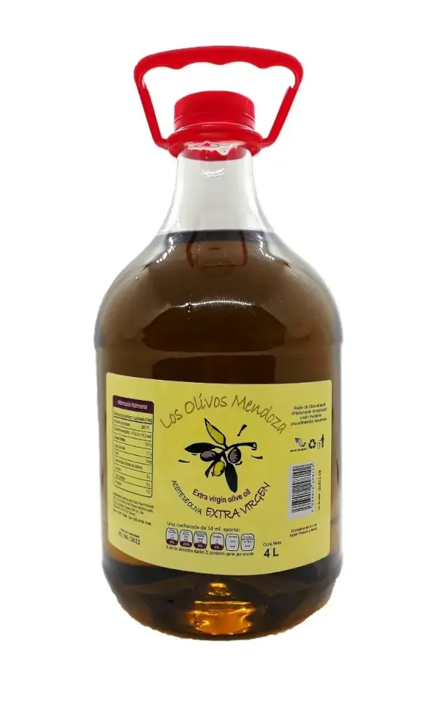 Aceite de oliva 4 lts, extra virgen, los olivos mendoza, galón