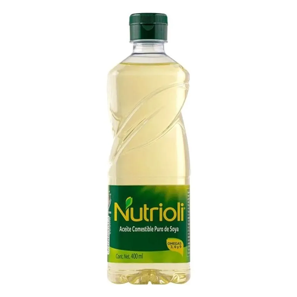Aceite vegetal 400ml, nutrioli, pieza