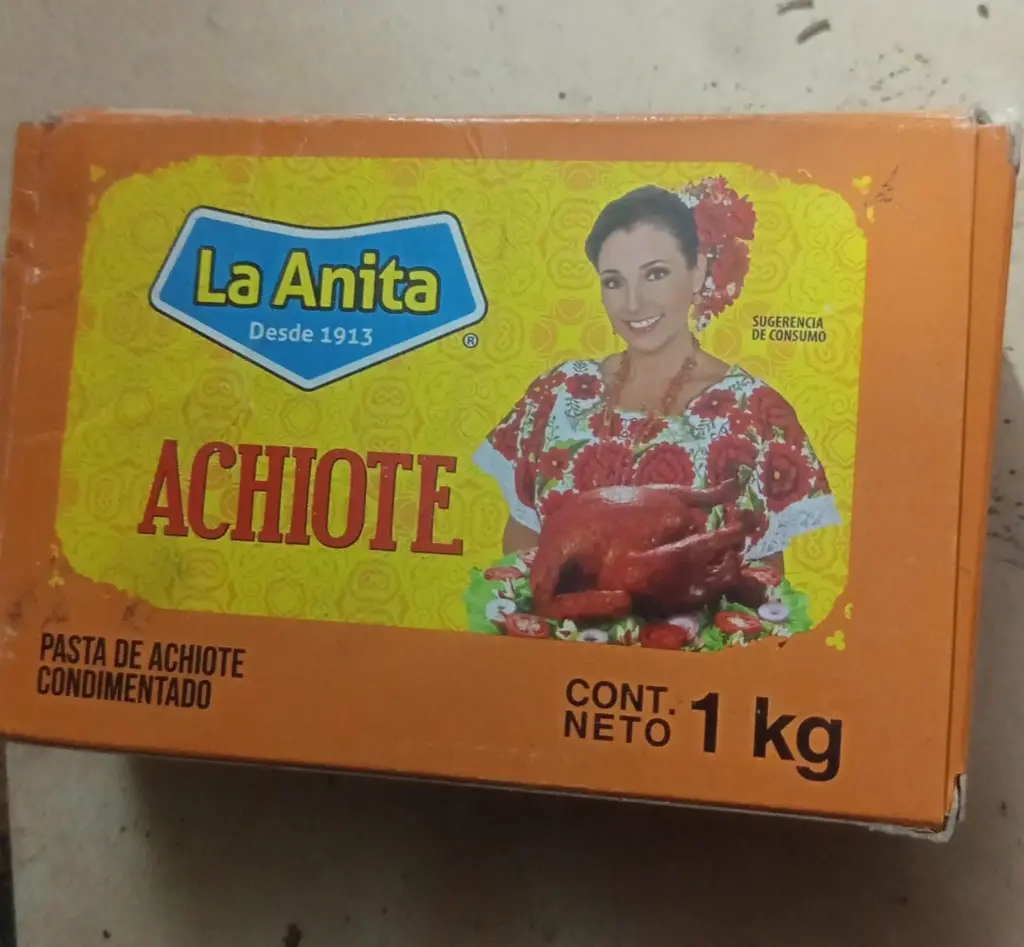 Adobo de achiote,  La Anita, 1kg