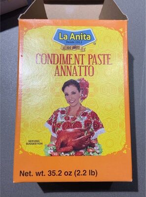 Adobo de achiote,  La Anita, 1kg