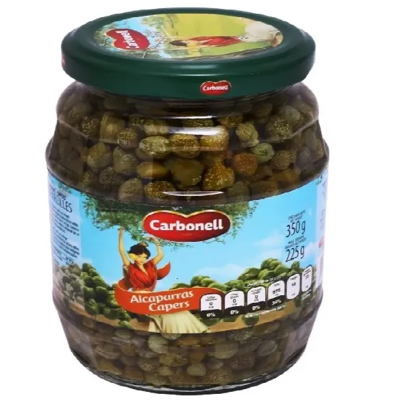 Alcaparra de 350 grs, carbonell, frasco