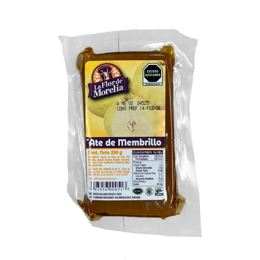 Ate dulce de 250 gr, morelia, pieza