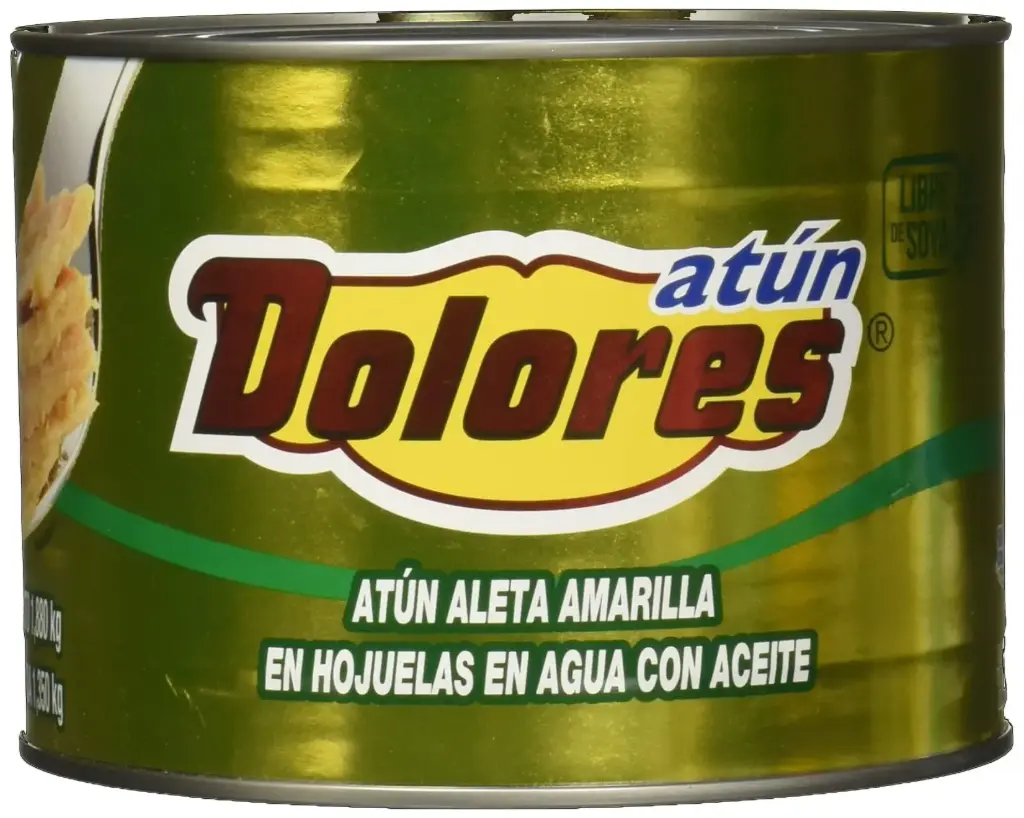 Atún en aceite 1.88 kilos, dolores, lata