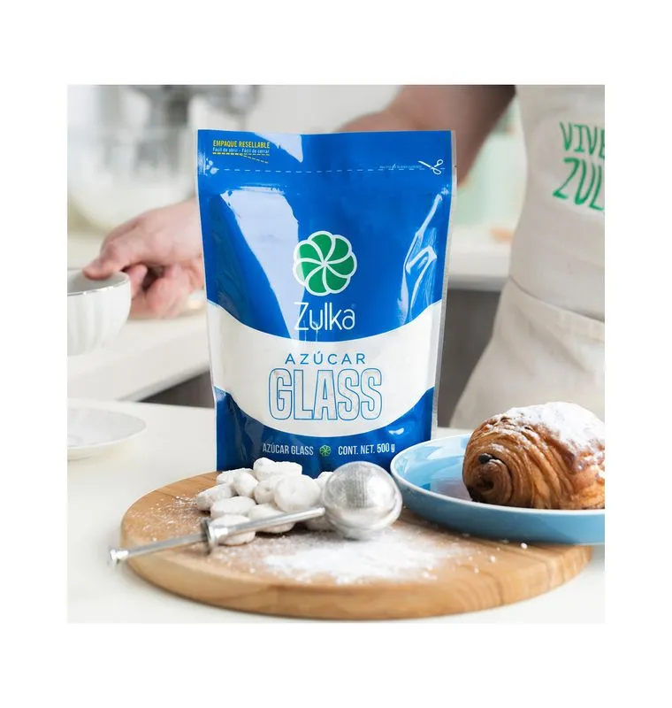 Azúcar glass de 500 gr, zulka, pieza