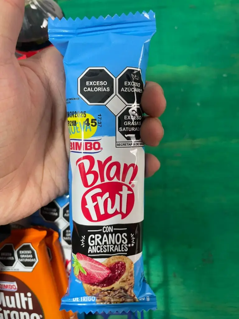 Barra de granos ancestrales branfrut 58 g, bimbo, pieza