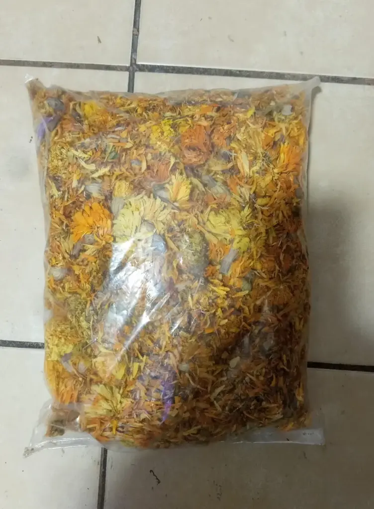 Cempasuchil deshidratado, kilo