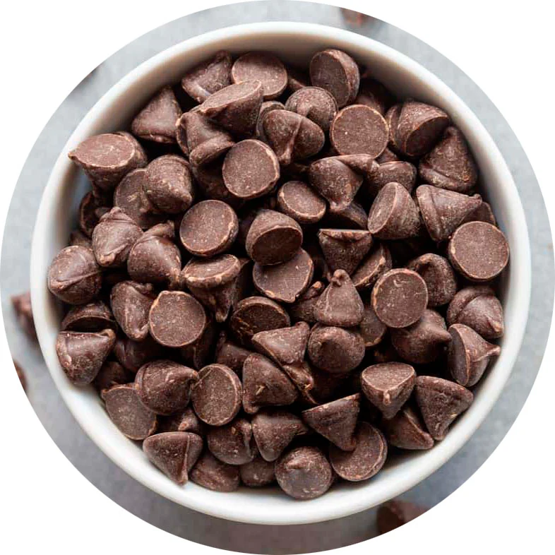Chispas de chocolate semi amargo de kilo, Dolcezza, pieza