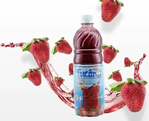 Concentrado de fresa 1.89 lts, tucan, pieza