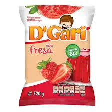 Gelatina fresa de 720 gramos, d´gari, pieza