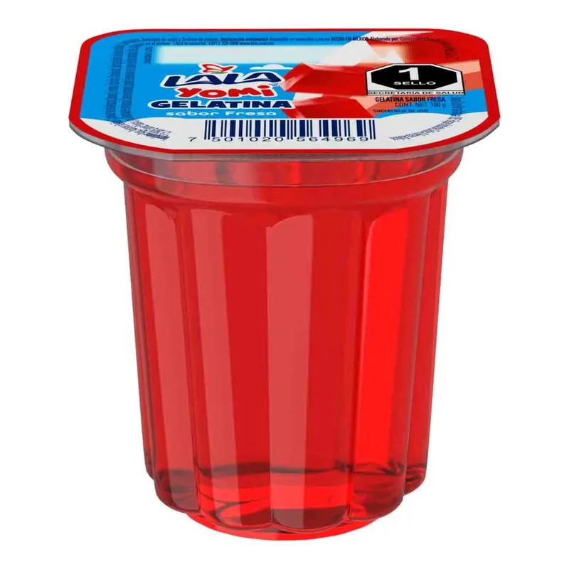 Gelatina de fresa 100 gr, Lala Yomi, pieza