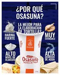 Harina de trigo 25 kilos, osasuna, costal