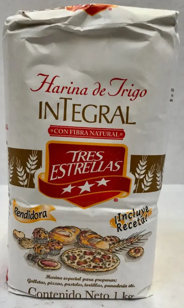 Harina integral, tres estrellas, kilo