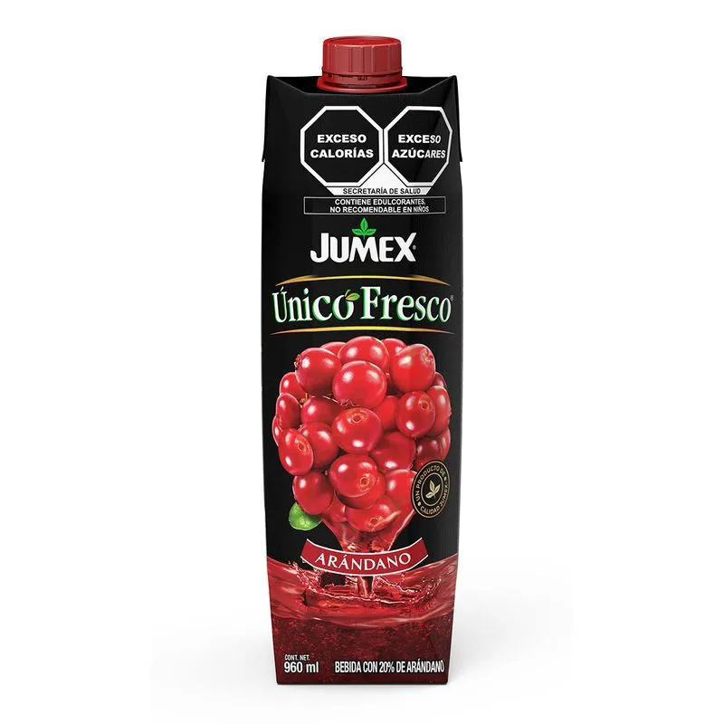 Jugo arándano jumex unico fresco, litro