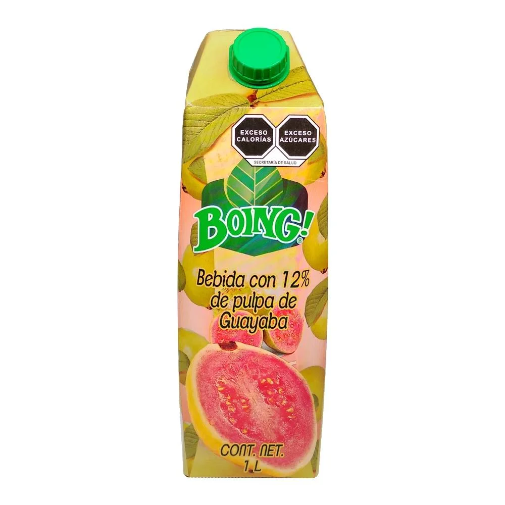 Jugo de guayaba, boing, litro