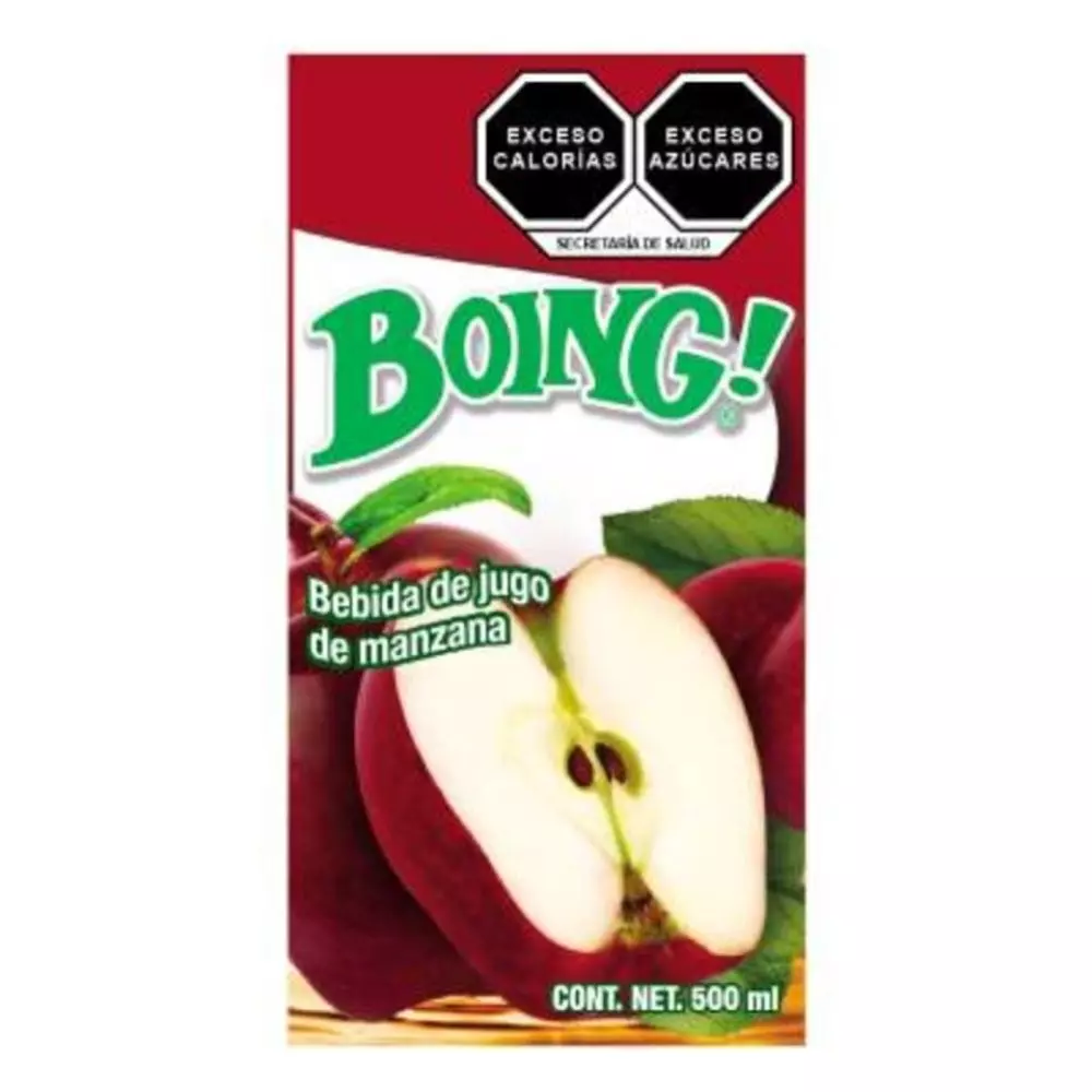 Jugo de manzana de 500 ml, boing, pieza