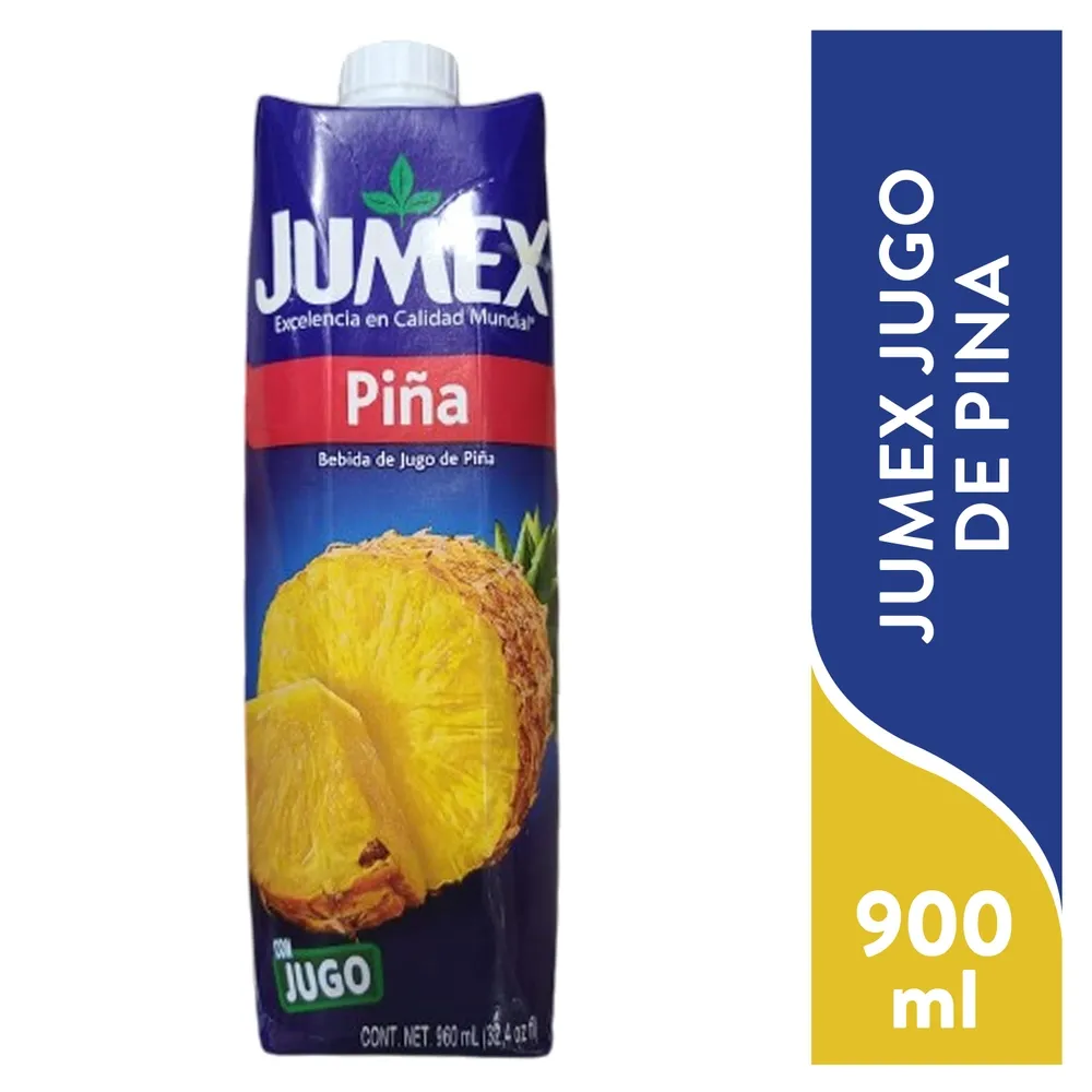Jugo de piña 12 piezas de litro, jumex, caja
