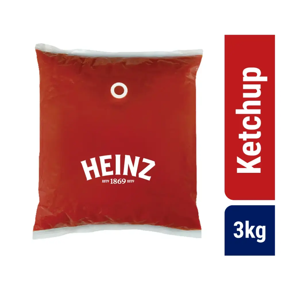 Ketchup pouch heinz 3kilos, pieza