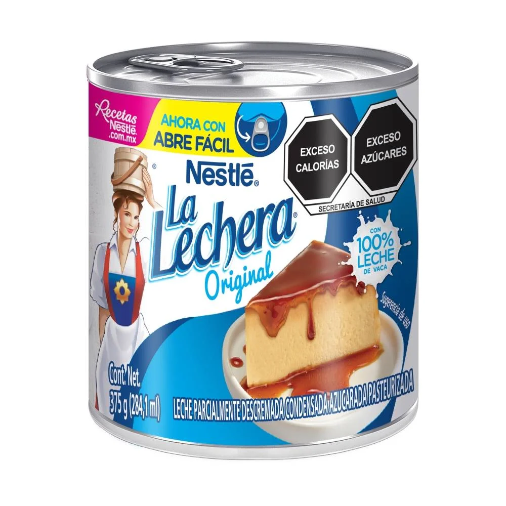 Leche condensada 375 grs, la lechera, lata