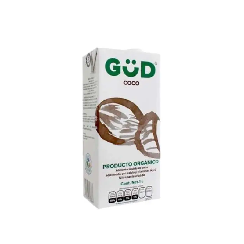 Leche de coco, gud, litro
