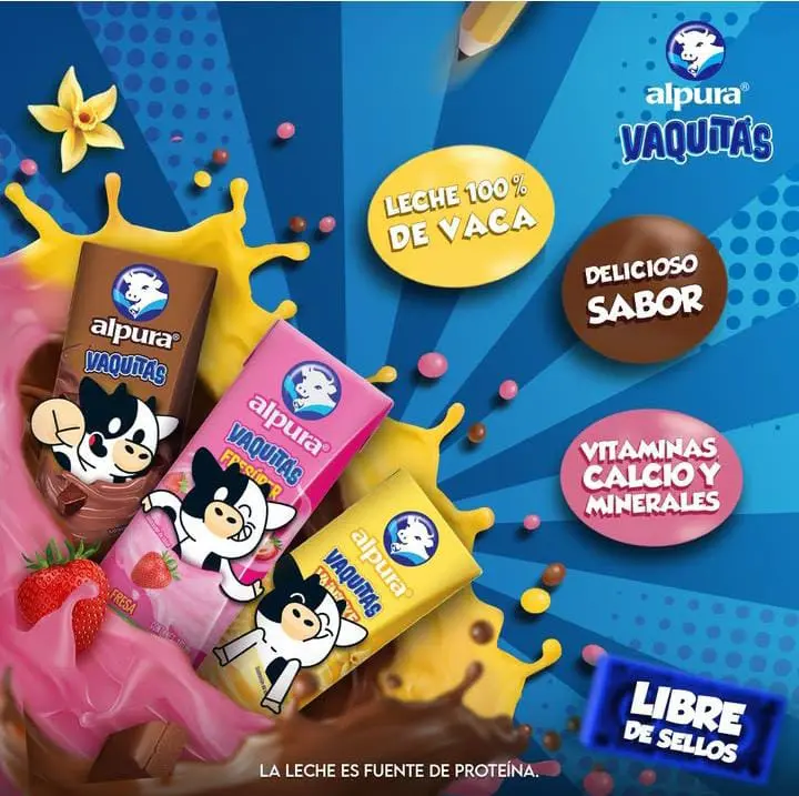 Leche de sabores alpura 200ml 24 pz, caja