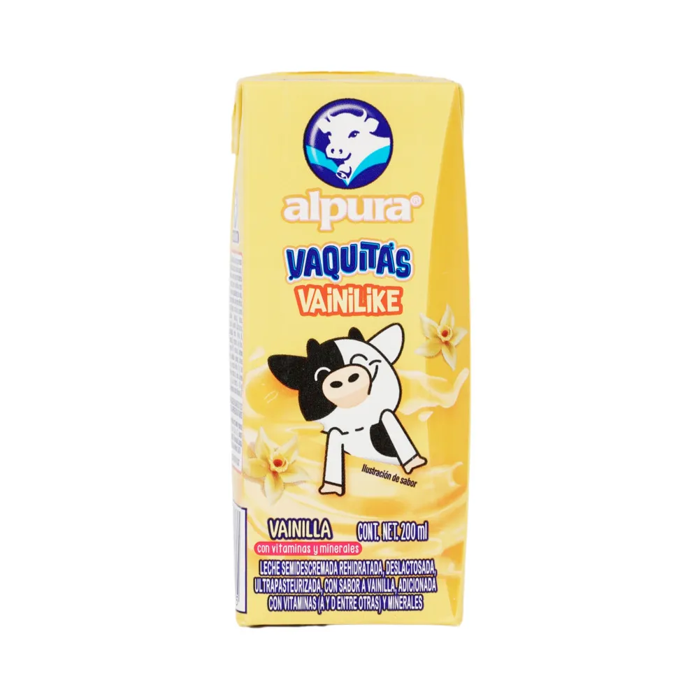 Leche de vainilla alpura, 200ml