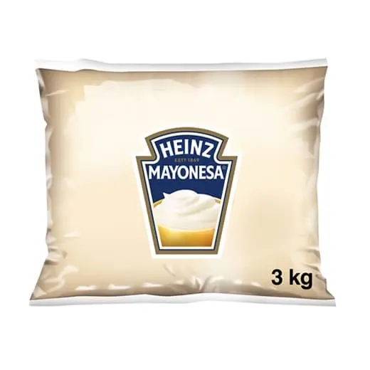 Mayonesa pouch 3 kg, heinz, bolsa