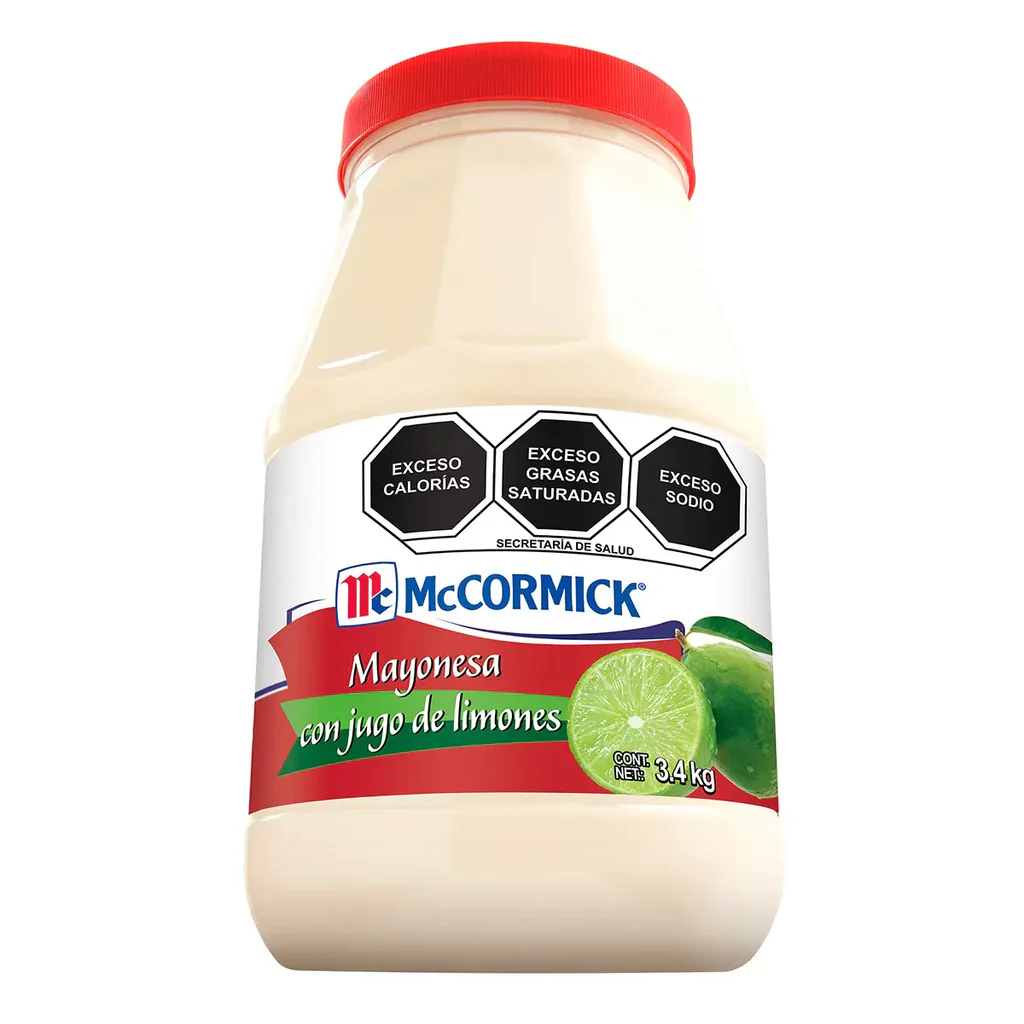 Mayonesa con limón de 3.4kg, Mccormick, pieza