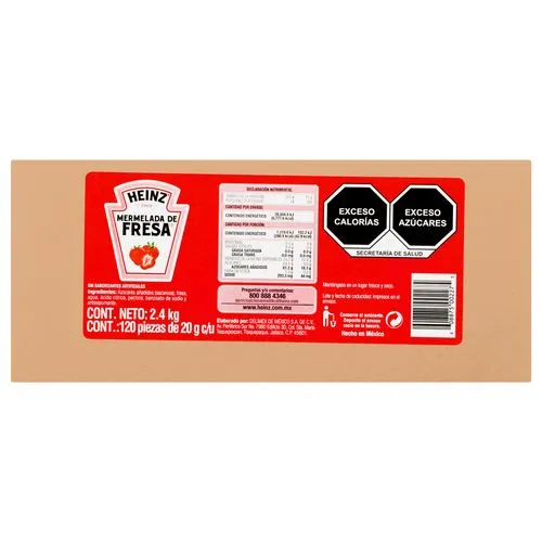 Mermelada de  fresa, la costeña, 270gr, 3 piezas, paquete