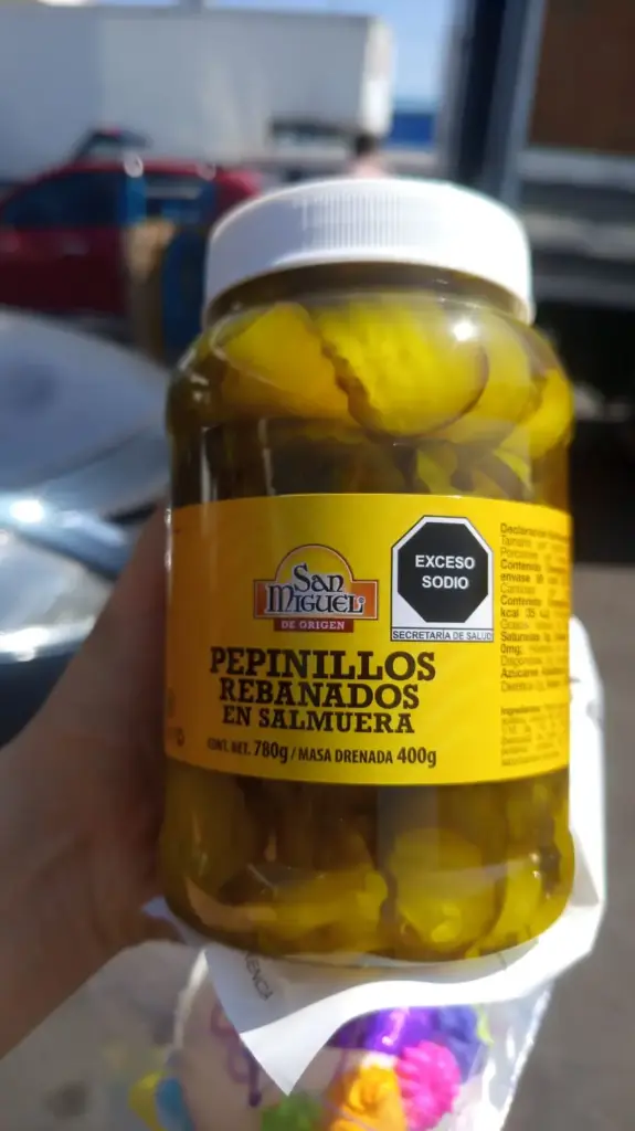 Pepinillo rebanado san marcos 780g, san miguel, pieza