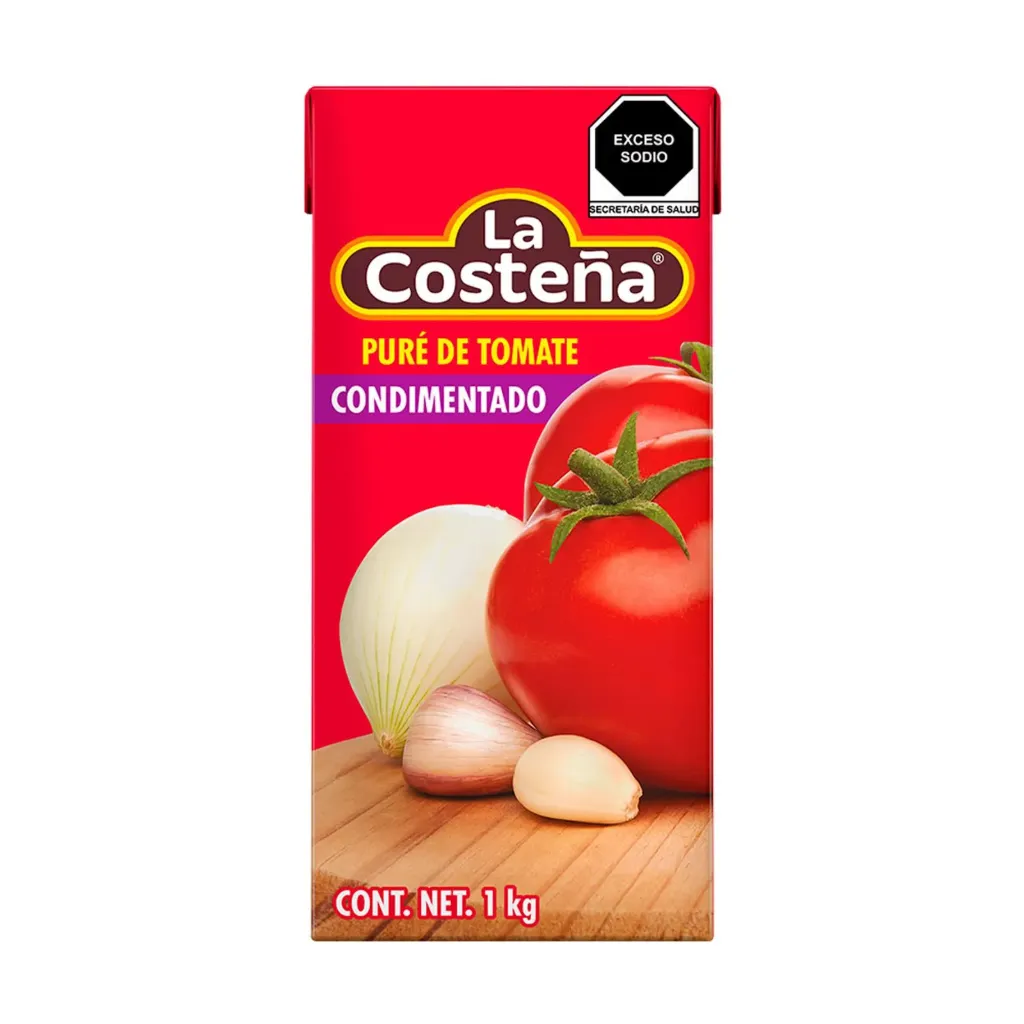 Puré de tomate, la costeña,  1 litro