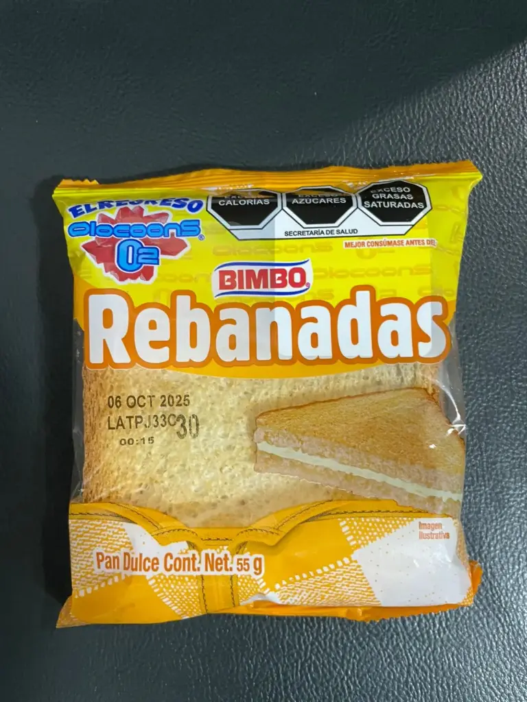 Rebanadas 55 g, bimbo, pieza