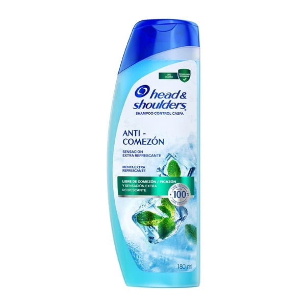 shampoo headshoulders anticomezon, 180ml. pieza
