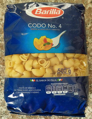 Sopa de codo barilla #4, pieza