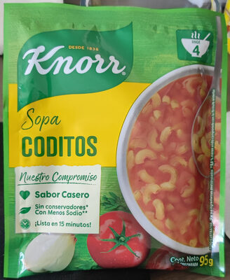 Sopa knorr de codo, 95gr, pieza
