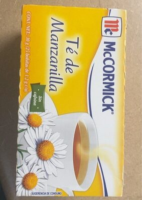 Té de manzanilla 30 gr, Mccormick, pieza