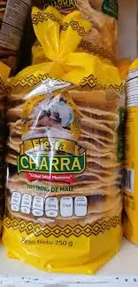 Tostadas charras 250g, fiesta, paquete
