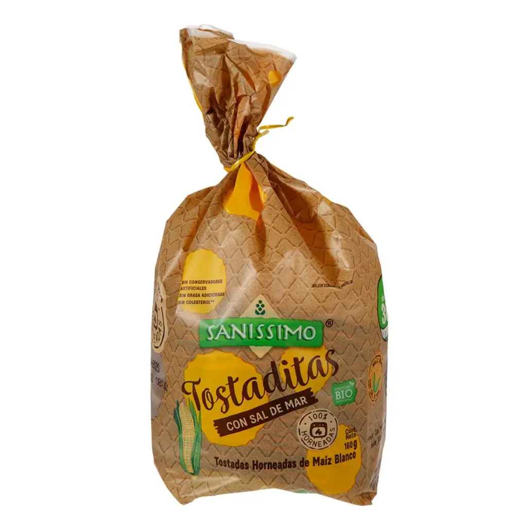 Tostadas horneadas 160 grs, sanissimo, bolsa