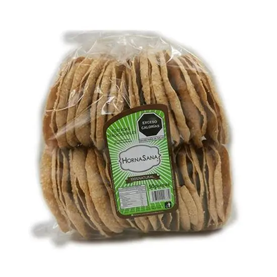 Tostadas pozoleras caseras 50 piezas, hornasana, bolsa
