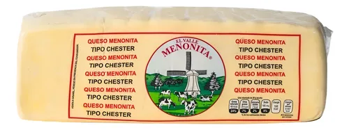 Queso chihuahua aprox. 2.73kg, menonita, barra